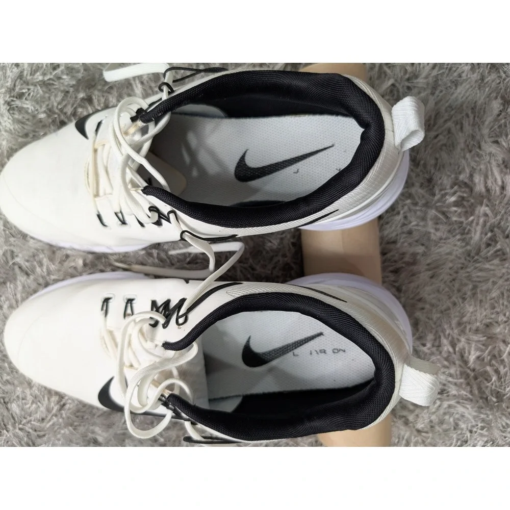 Nike Lunar Control Vapor 2 Golf Shoes White Black 909037-100 Mens 11.5